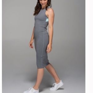Lululemon Picnic Play Dress Heathered Slate / Tranquil Blue